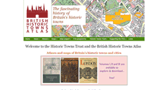 Desktop Screenshot of historictownsatlas.org.uk